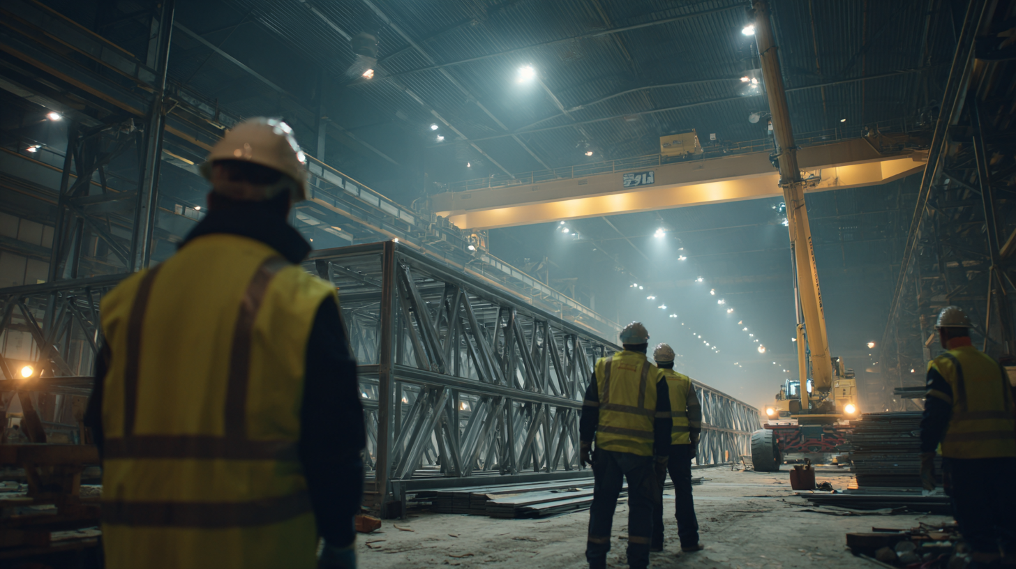 Epinal - Assembly of structural components for a relocated mineral wool production plant for INCREW - Industry Montage Group