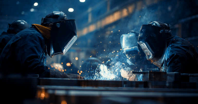 Industry Montage Group - project for Fördertec GmbH focused on welding and fabrication of steel construction