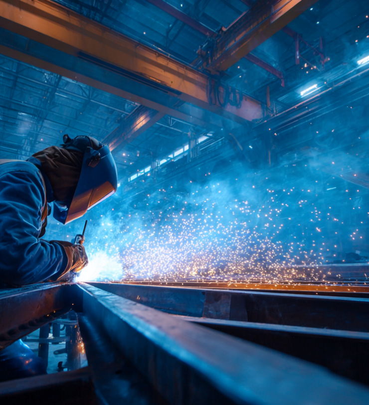 Brilon project for Fördertec GmbH involving welding, cutting and assembly - Industry Montage Group